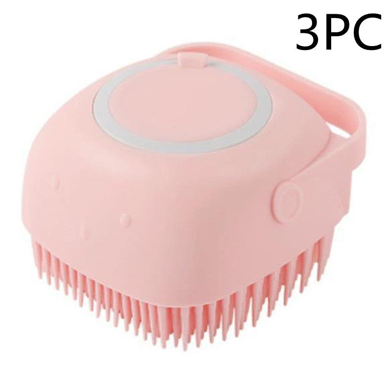 2-in-1 Silicone Pet Bath Brush