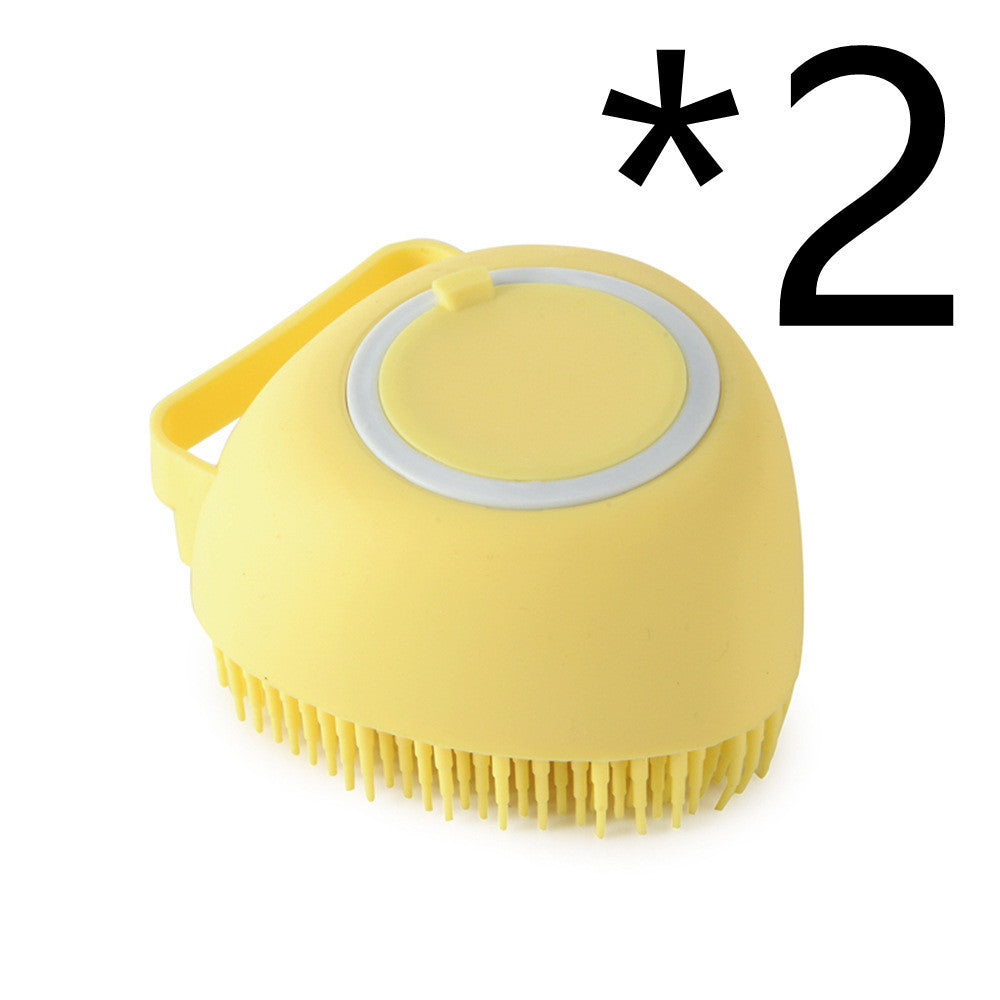 2-in-1 Silicone Pet Bath Brush