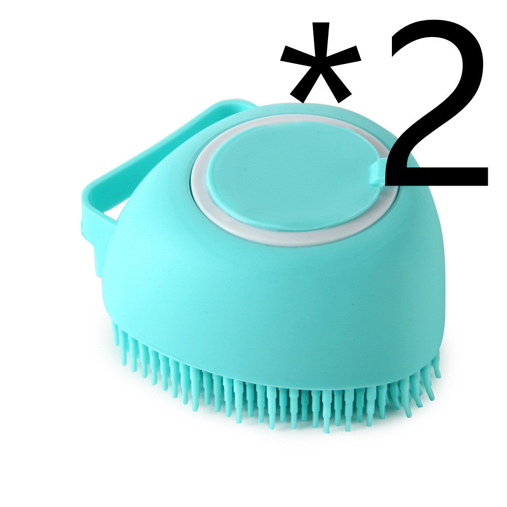 2-in-1 Silicone Pet Bath Brush