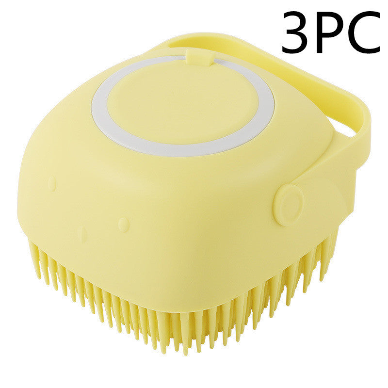 2-in-1 Silicone Pet Bath Brush