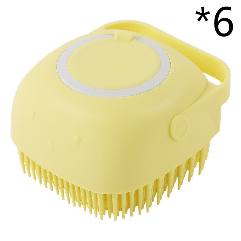 2-in-1 Silicone Pet Bath Brush