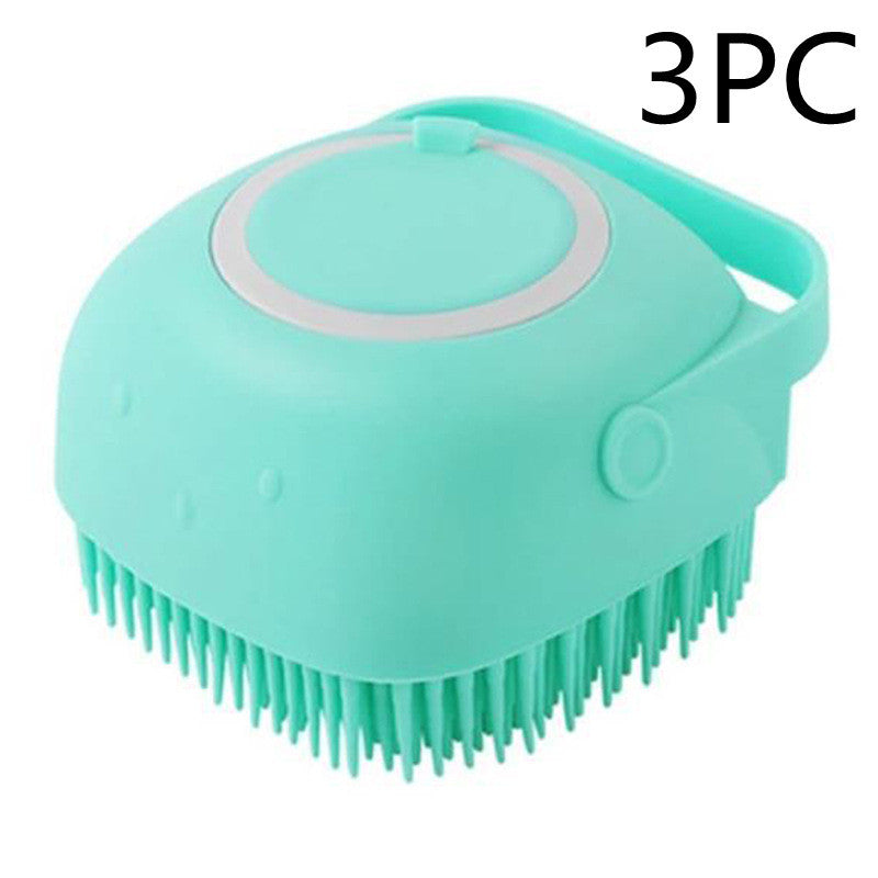 2-in-1 Silicone Pet Bath Brush