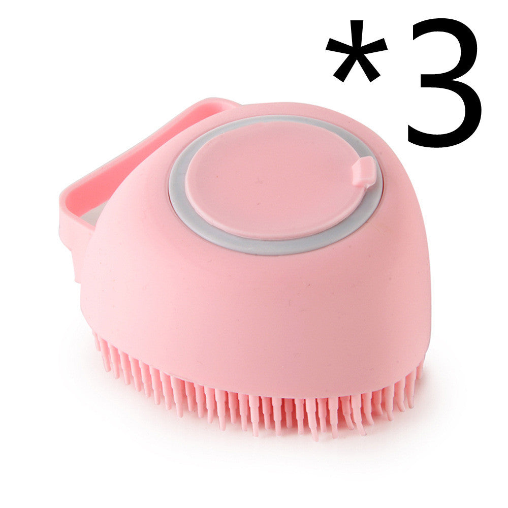 2-in-1 Silicone Pet Bath Brush