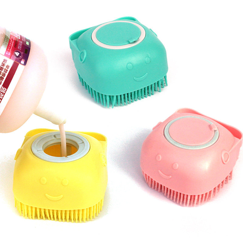 2-in-1 Silicone Pet Bath Brush