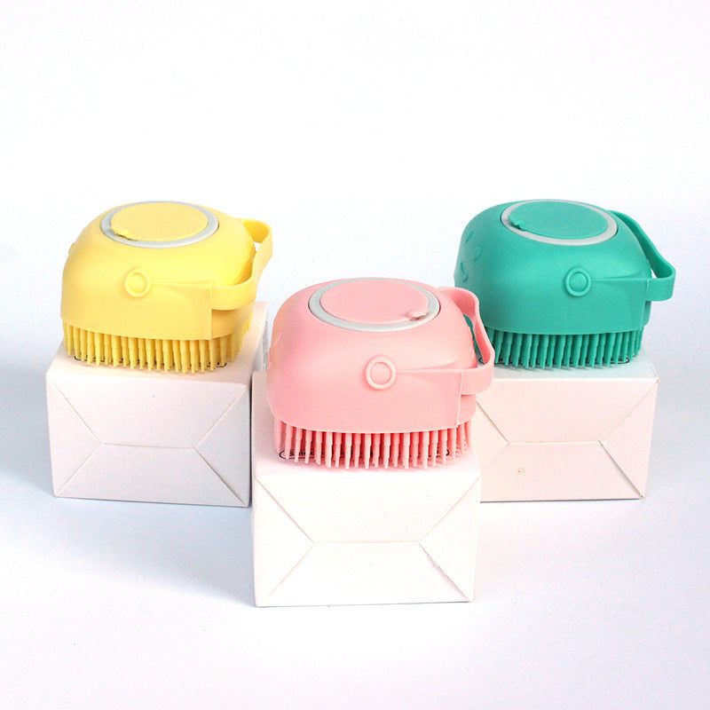 2-in-1 Silicone Pet Bath Brush